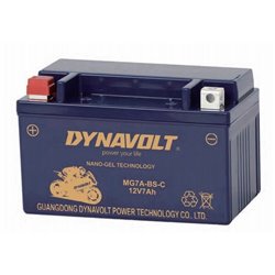 DYNAVOLT motobatéria GEL NANO 12V 7AH 125A MG7A-BS