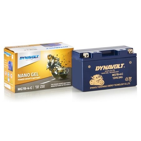 DYNAVOLT motobatéria GEL NANO 12V 6AH 145A MG7B-4