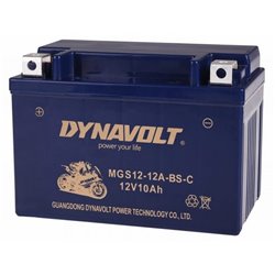 DYNAVOLT motobatéria AGM 12V 10AH 125A MGS12-12A-BS