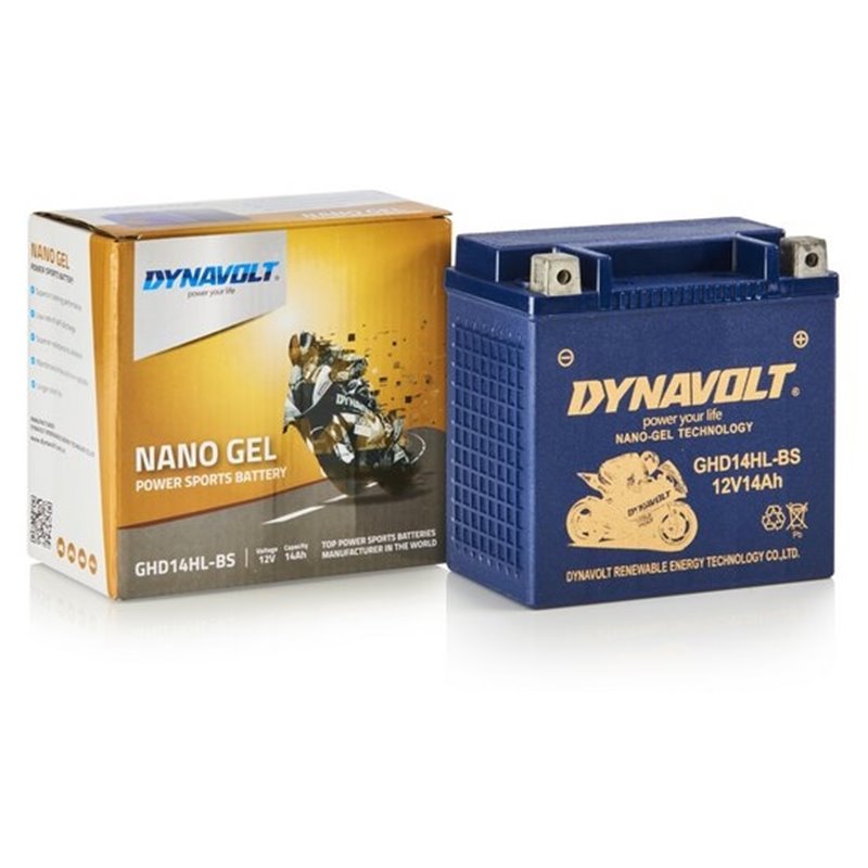 DYNAVOLT motobatéria GEL NANO 12V 14AH 220A GHD14HL-BS