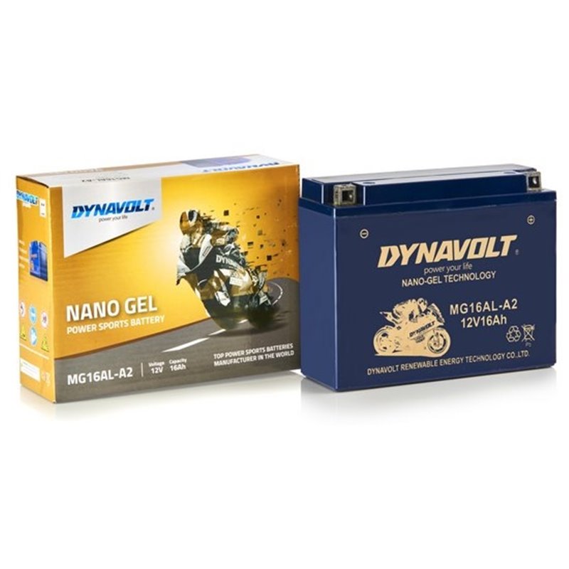 DYNAVOLT motobatéria GEL NANO 12V 16AH 215A MG16AL-A2