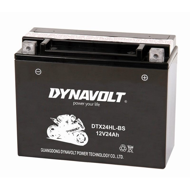 DYNAVOLT motobatéria AGM DRY 12V 24AH 310A DTX24HL-BS