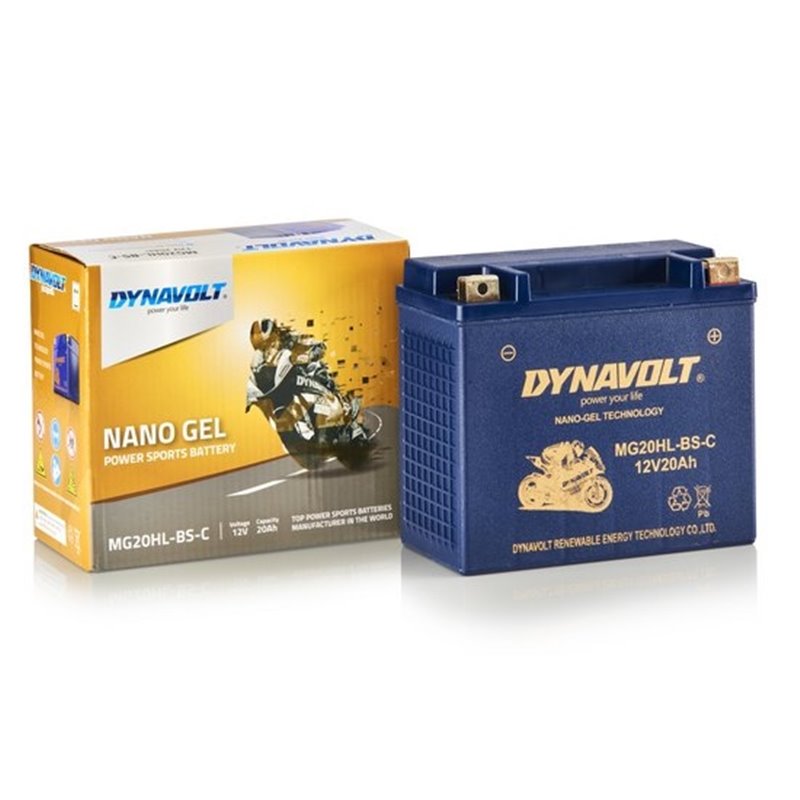 DYNAVOLT motobatéria GEL NANO 12V 20AH 310A MG20HL-BS