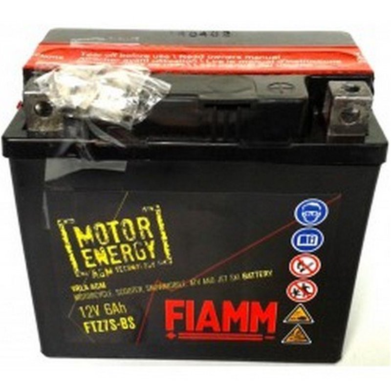 FIAMM motobateria AGM STORM 12V, 6Ah, 70A, FTZ7SBS