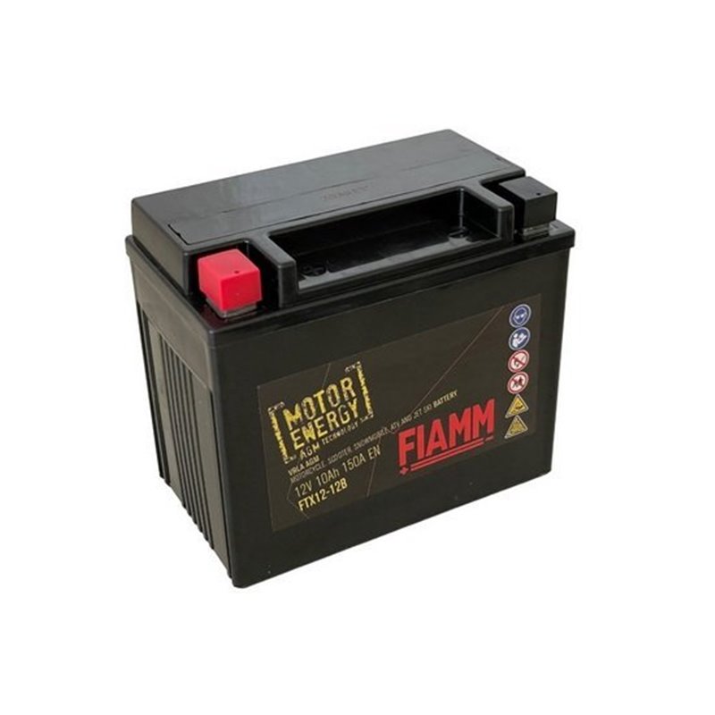 FIAMM motobateria AGM 12V, 10Ah, 150A, FTX12-12B