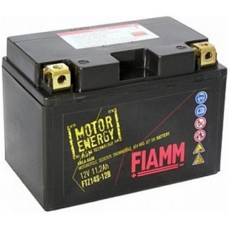 FIAMM motobateria AGM 12V, 11,2Ah, 150A, FTZ14S-12B