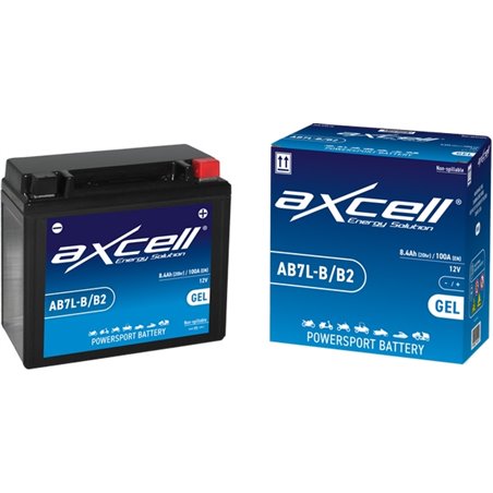 AXCELL motobatéria 12V 8Ah GEL, AB7L-B/B2 GEL