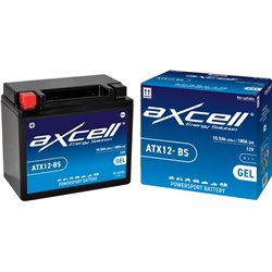 AXCELL motobatéria 12V 10Ah GEL, ATX12-BS GEL