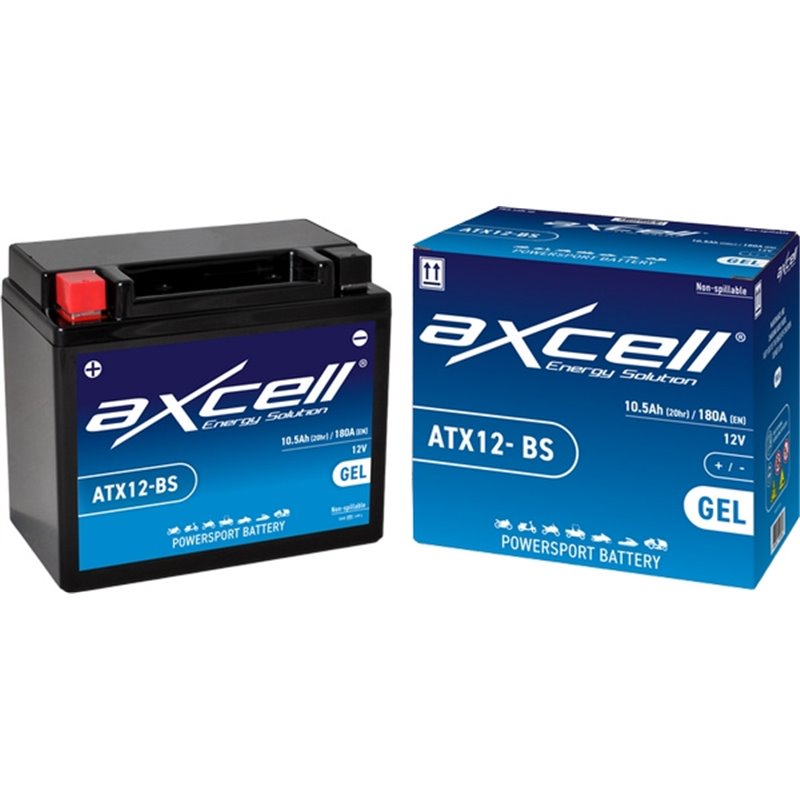 AXCELL motobatéria 12V 10Ah GEL, ATX12-BS GEL