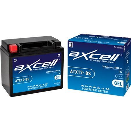 AXCELL motobatéria 12V 10Ah GEL, ATX12-BS GEL