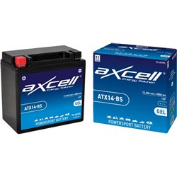AXCELL motobatéria 12V 12Ah GEL, ATX14-BS GEL