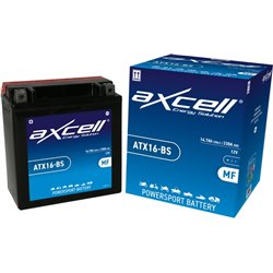 AXCELL motobatéria 12V 14Ah 175A AGM DRY, ATX16-BS