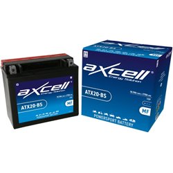 AXCELL motobatéria 12V 18Ah AGM DRY, ATX20-BS