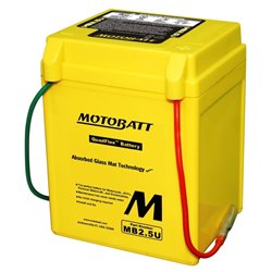 MOTOBATT motobatéria 12V, 2,5AH, 40A P+ MB2.5U