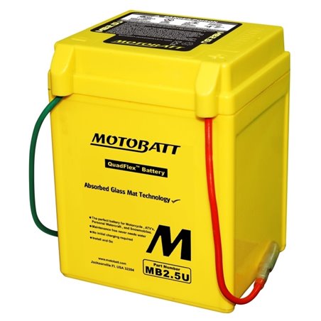 MOTOBATT motobatéria 12V, 2,5AH, 40A P+ MB2.5U