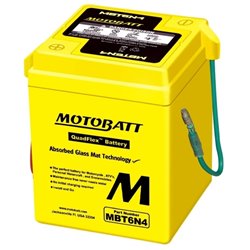 MOTOBATT motobatéria 12V, 4AH, 90A L+ MBT6N4