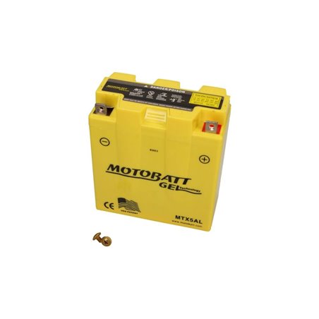 MOTOBATT motobatéria 12V, 5AH, 85A P+ GEL, MTX5AL