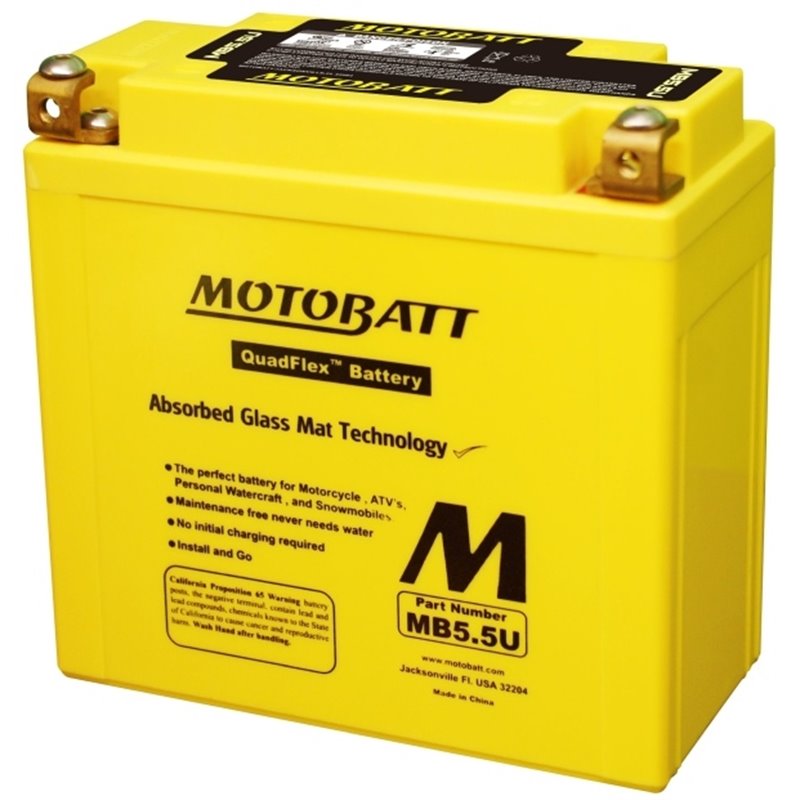 MOTOBATT motobatéria 12V, 7Ah, 105A, MB5.5U