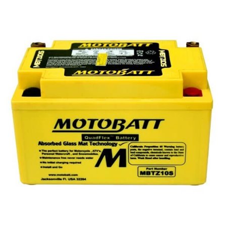 MOTOBATT motobatéria 12V, 8,6Ah, 140A, (P+L) MBTZ10S