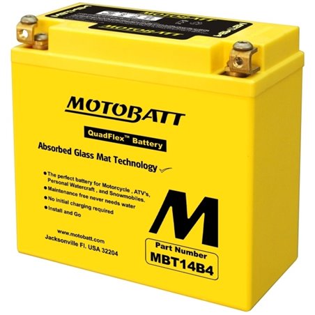 MOTOBATT motobatéria 12V, 13AH, 175A L+, MBT14B4