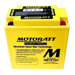MOTOBATT motobatéria 12V, 19Ah, 250A, (P+L) MBTX16U