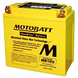 MOTOBATT motobatéria 12V, 20AH, 240A P+, MB16U