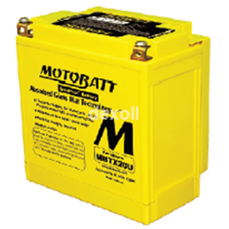 MOTOBATT motobatéria 12V, 21Ah, 310A, (P+L) MBTX20U