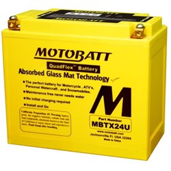 MOTOBATT motobatéria 12V, 25AH, 300A P+, MBTX24U