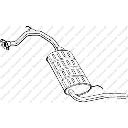 Koncový tlmič výfuku BOSAL 278-347
