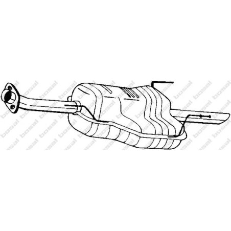 Koncový tlmič výfuku BOSAL 185-443