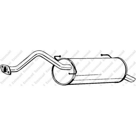 Koncový tlmič výfuku BOSAL 278-871