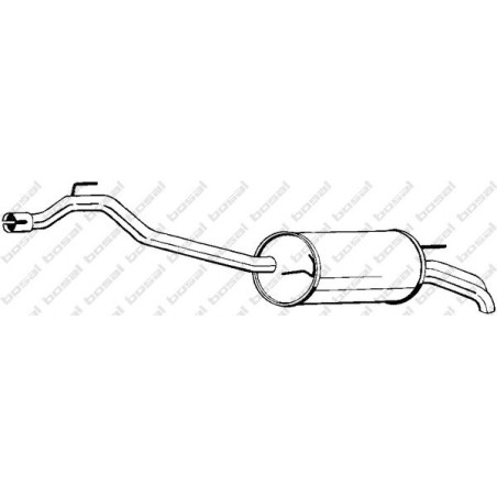 Koncový tlmič výfuku BOSAL 282-691