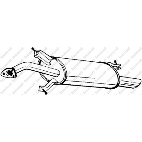 Koncový tlmič výfuku BOSAL 235-215