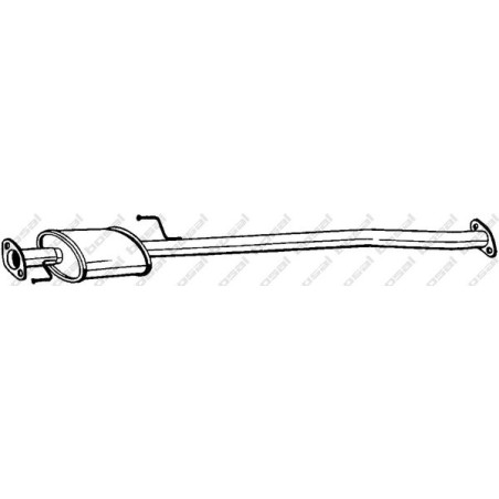 Stredný tlmič výfuku BOSAL 281-489