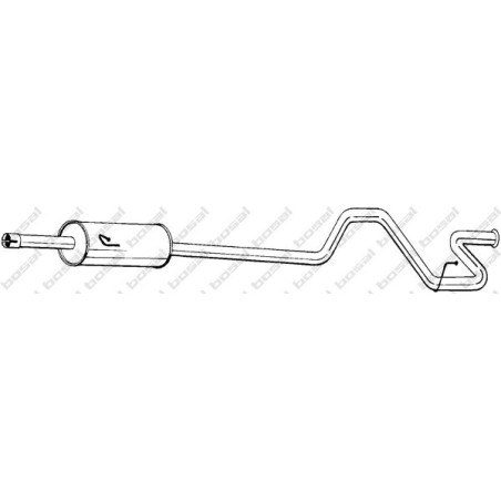 Koncový tlmič výfuku BOSAL 294-511