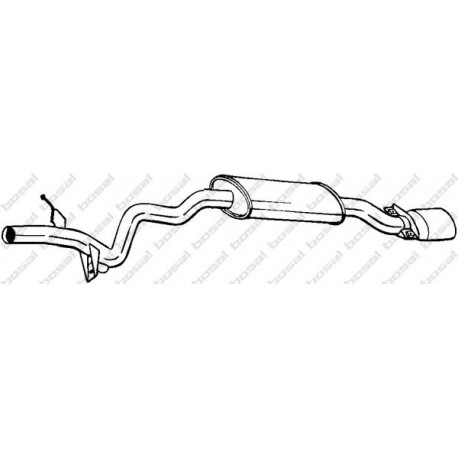 Koncový tlmič výfuku BOSAL 281-875