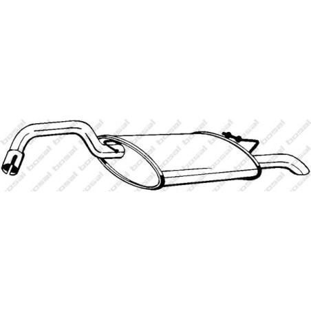Koncový tlmič výfuku BOSAL 235-237