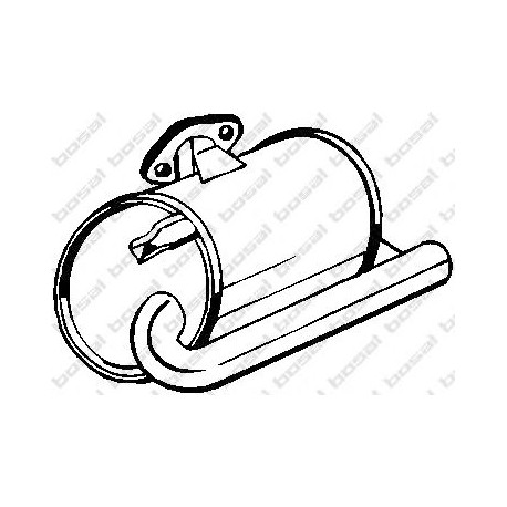 Koncový tlmič výfuku BOSAL 229-683