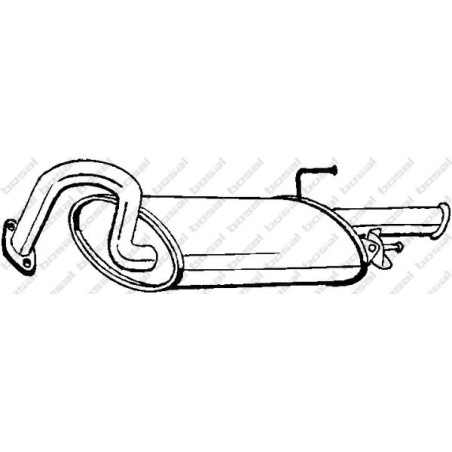 Koncový tlmič výfuku BOSAL 228-283