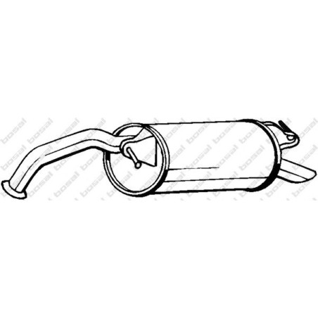 Koncový tlmič výfuku BOSAL 228-069
