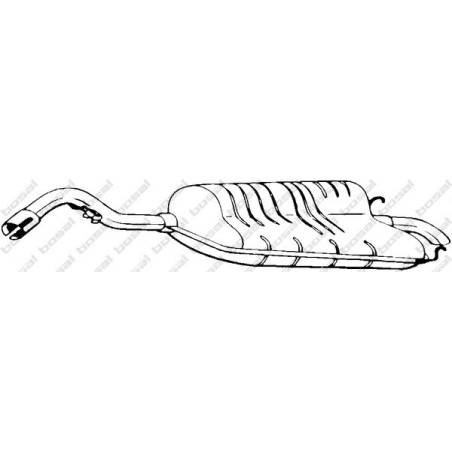 Koncový tlmič výfuku BOSAL 154-059