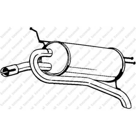 Koncový tlmič výfuku BOSAL 148-077