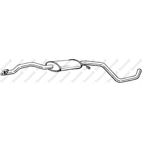 Stredný tlmič výfuku BOSAL 285-937