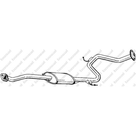 Stredný tlmič výfuku BOSAL 283-835
