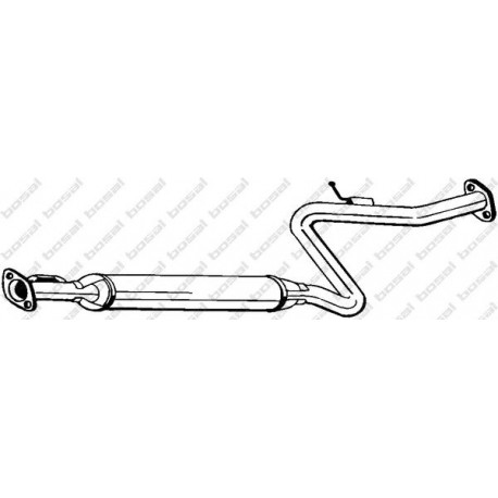 Stredný tlmič výfuku BOSAL 282-877