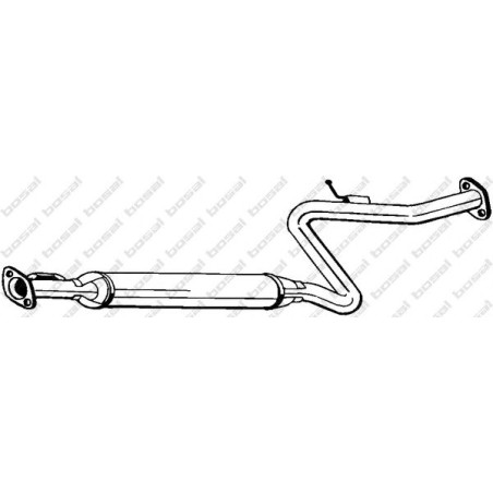 Stredný tlmič výfuku BOSAL 282-877