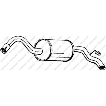 Koncový tlmič výfuku POLMO 08.87