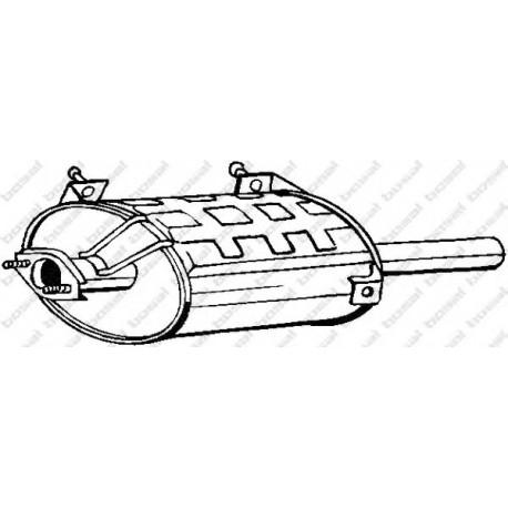 Koncový tlmič výfuku POLMO 25.34