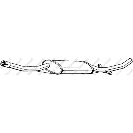 Koncový tlmič výfuku BOSAL 280-311