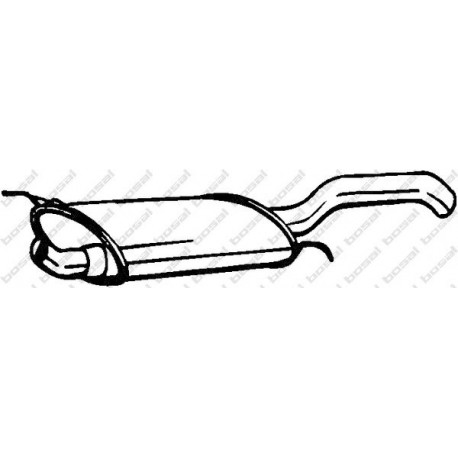 Koncový tlmič výfuku BOSAL 233-777